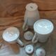 Set of 3 antique teapots/coffee pots