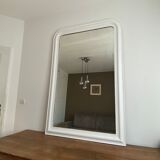 Mirror louis philippe at the end of 19th. 150x100. white.