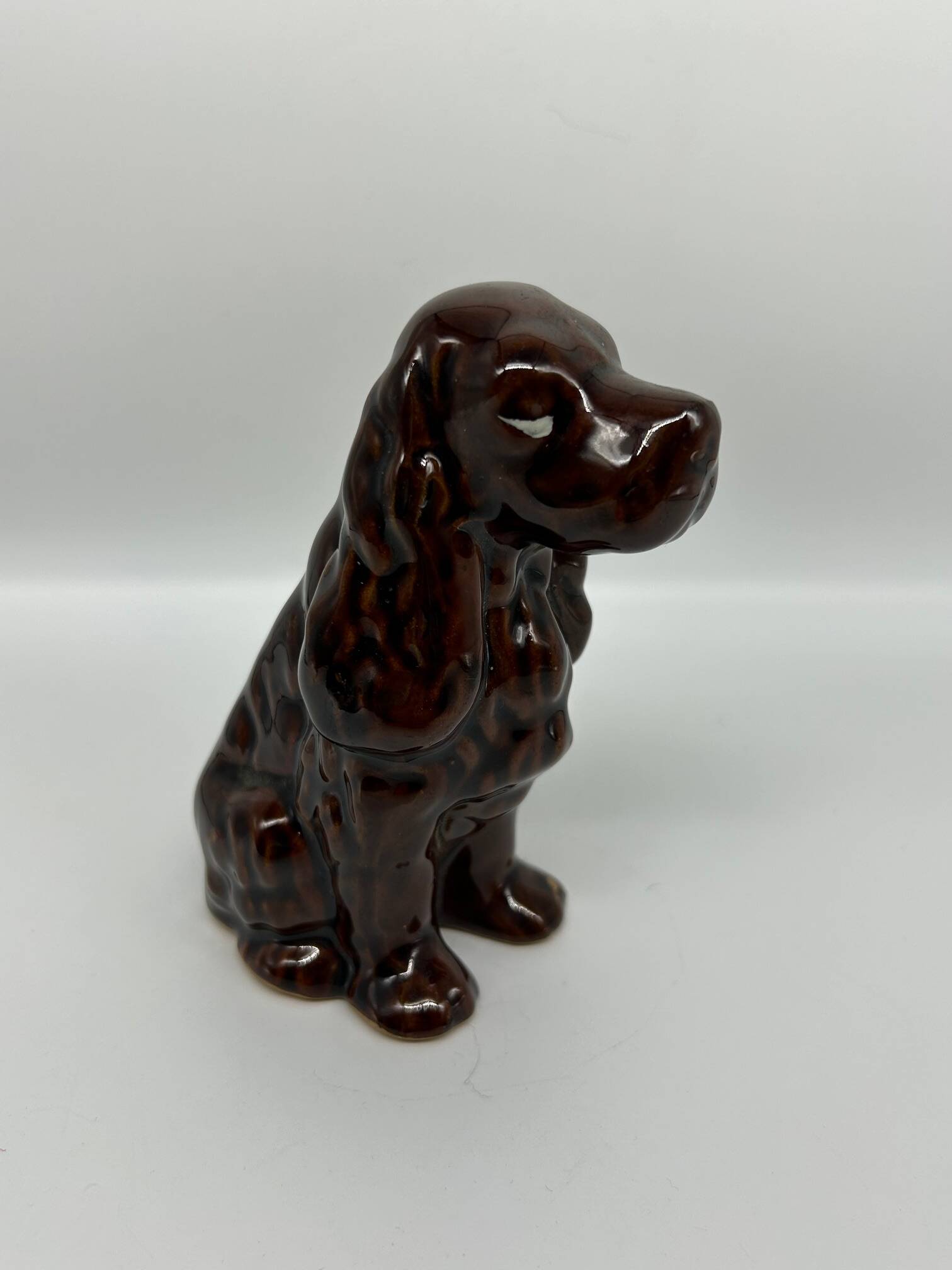 vintage ceramic cocker spaniel dog