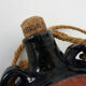 Beautiful vintage wall vinegar maker in green sandstone. Folk Art. Lora Menorca. Year 80 90