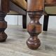 1980s leather and solid wood armchairs