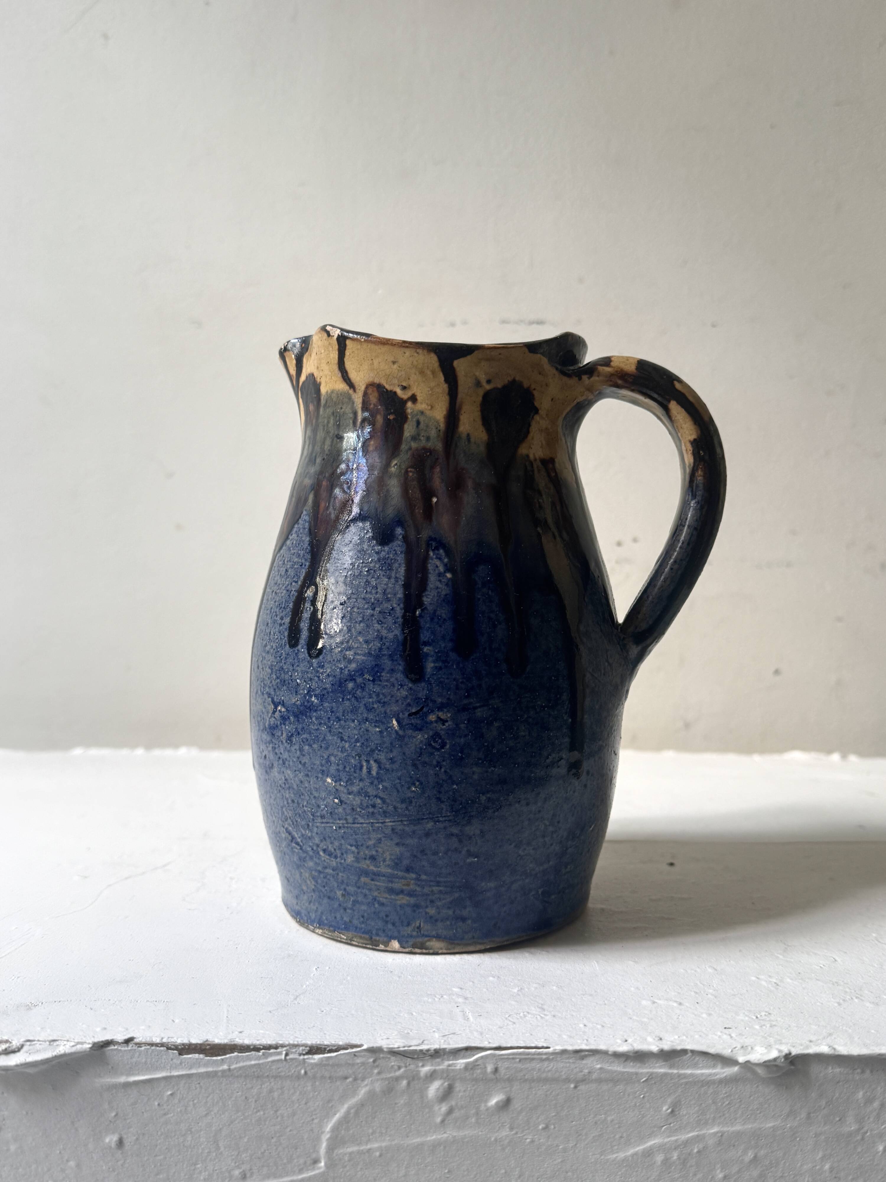 Carafe / vase en céramique émaillée, Jospeh Talbot La Borne 1950