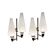 Pair of large Italian wall lights, 1950s
