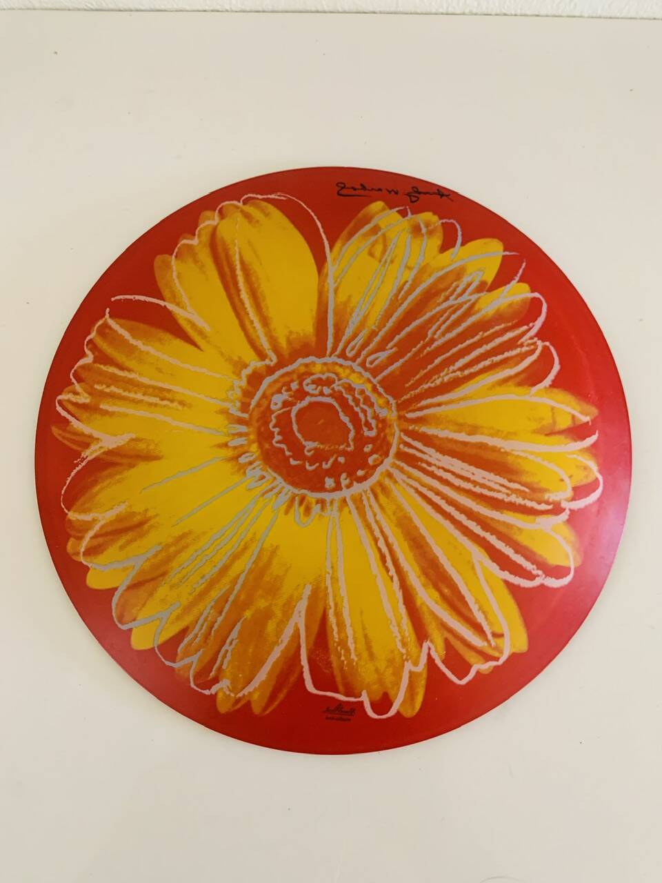Daisy decorative plate by Andy Warhol, for Rosenthal, 1980s