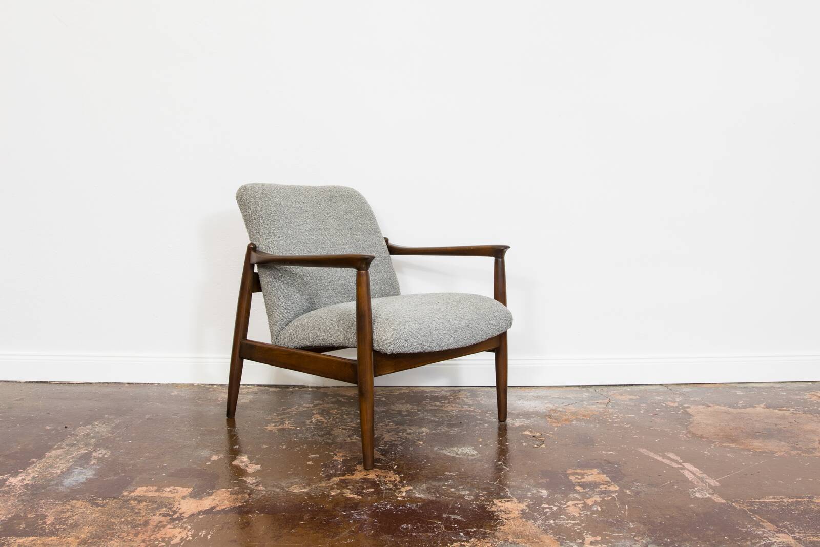 Pair Of Mid Century Restored Armchairs Gfm 64 by Edmun Homa, 1960s