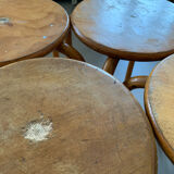 Set of 4 workshop stools