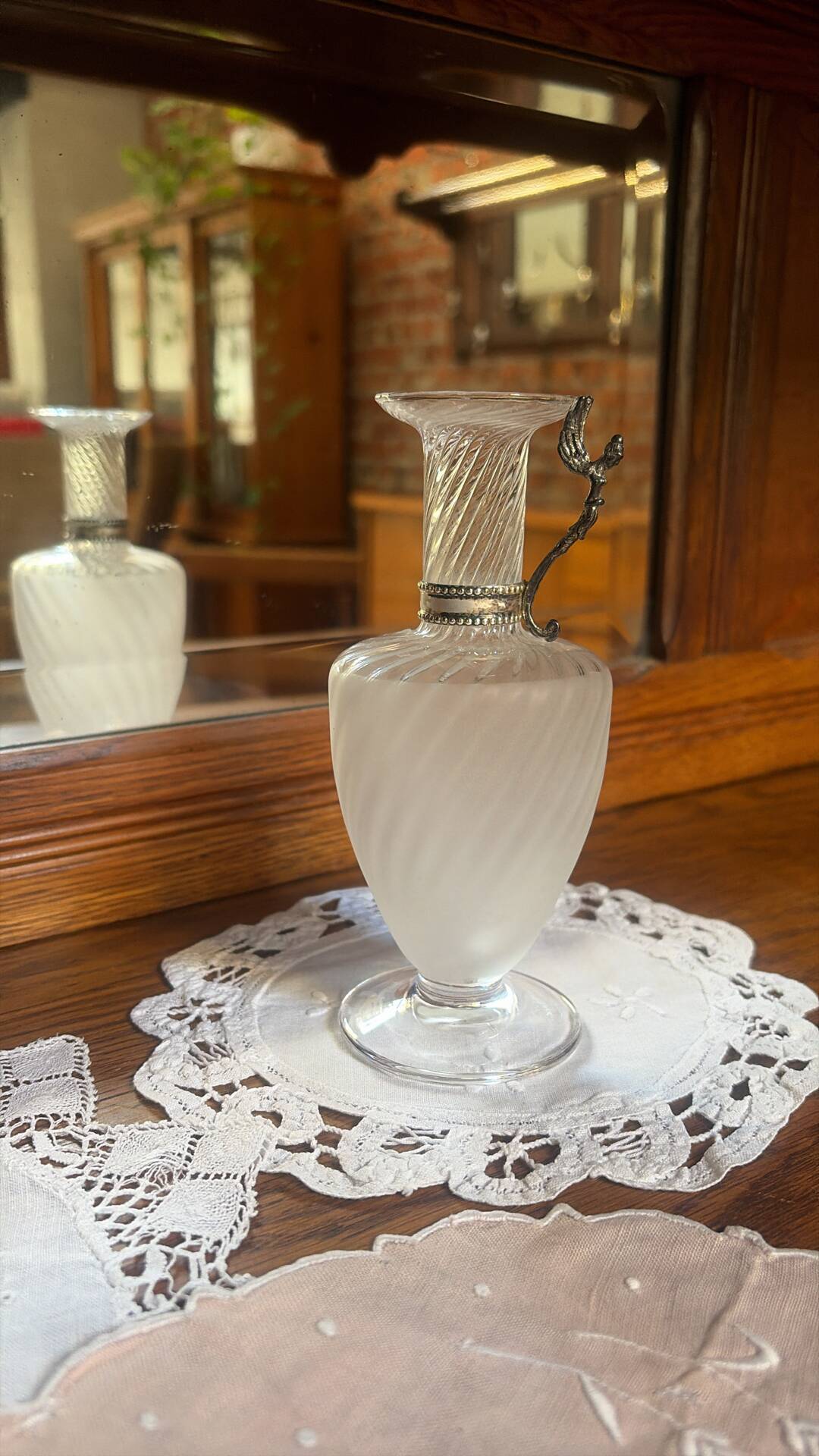 Flacon verre soufflé