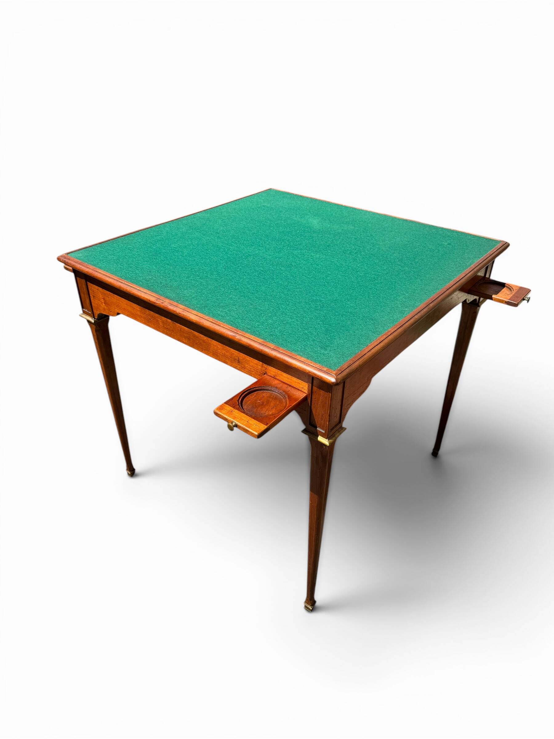 Square game table "tric trac" in Louis XVI style, 19th century.