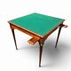 Square game table "tric trac" in Louis XVI style, 19th century.