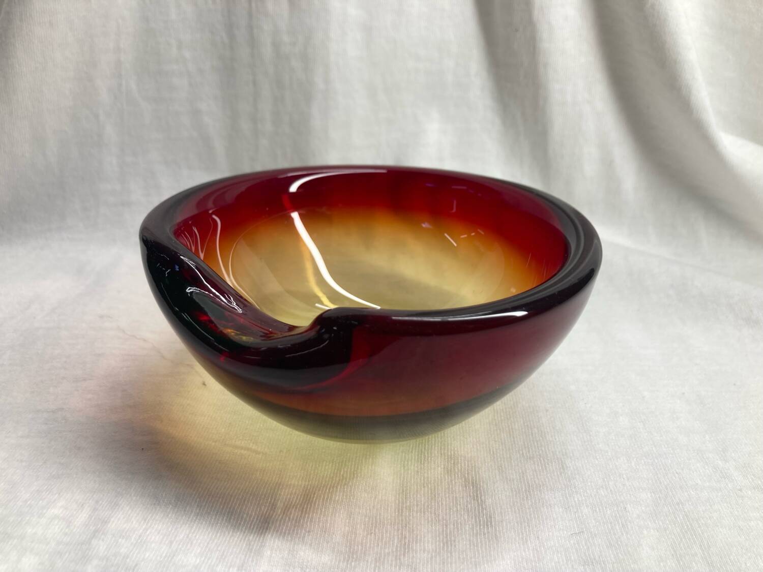 Murano ashtray empty pocket