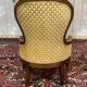 Napoleon III armchair from the 19th century in walnut.