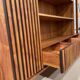 Wooden and Metal Bookcase