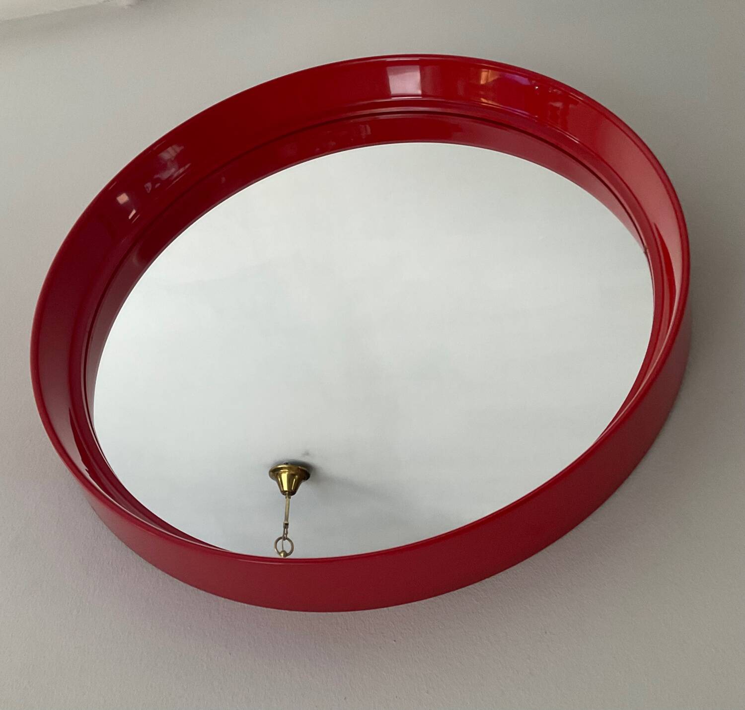 Mirror from the 70s round 40cm