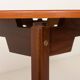 Italian mid century dining table in teak, 1960s