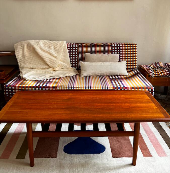Danish teak coffee table by Grete Jalk