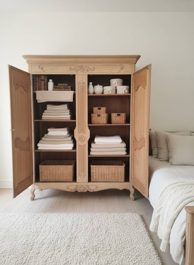 Antique oak cupboard
