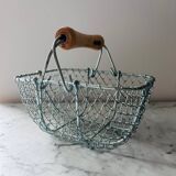 Metal harvest basket