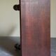 Wooden footrest stool turned solid vintage