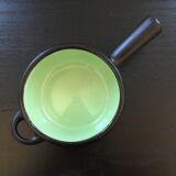 Black and Celadon Scandinavian Frying Pan