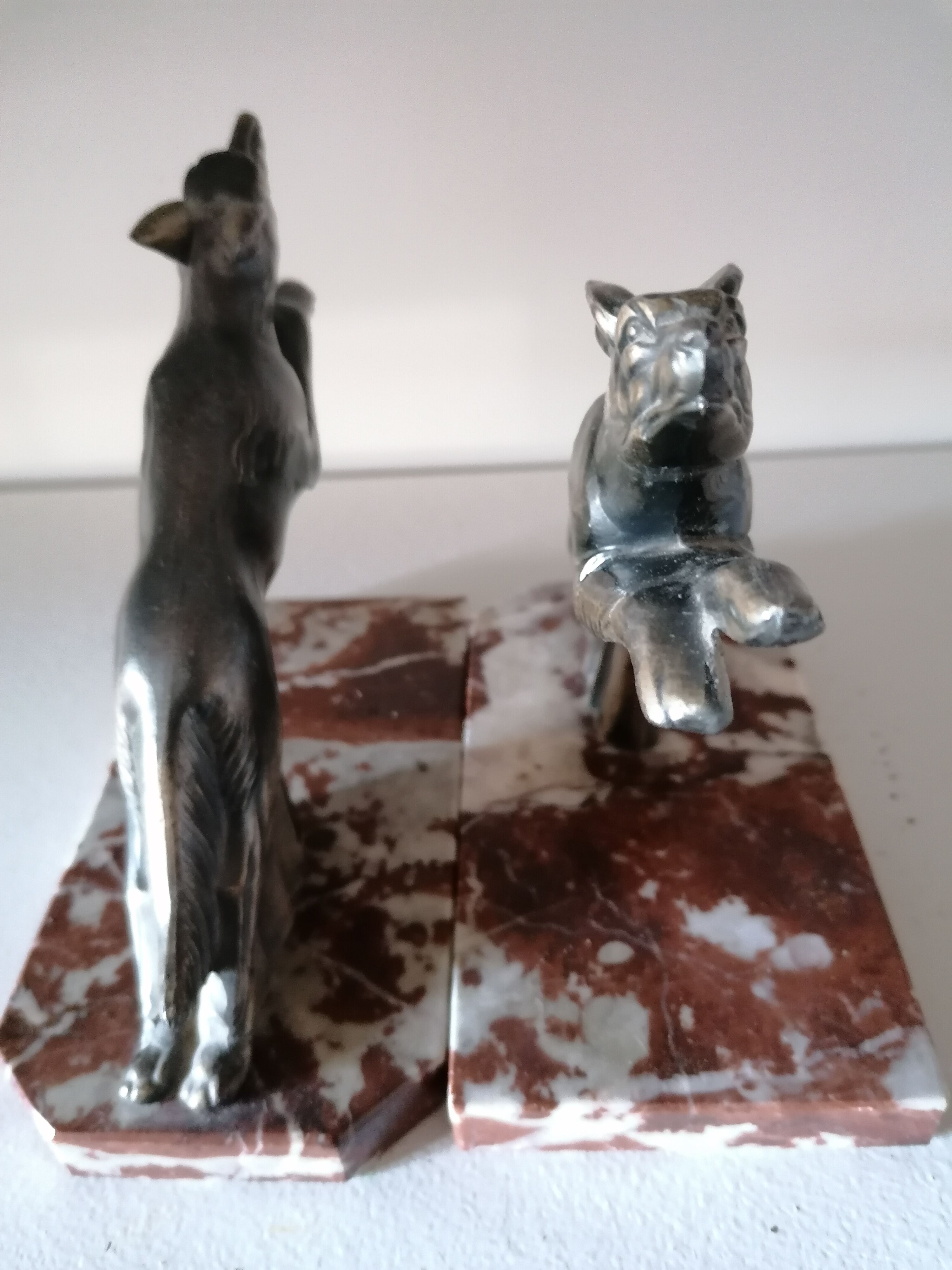 Pair of greenhouse Art Deco books signed Franjou