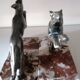 Pair of greenhouse Art Deco books signed Franjou