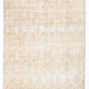 5x8 Shades Of Pale Orange Classic Turkish Vintage Rug, 140x238Cm SK 2296