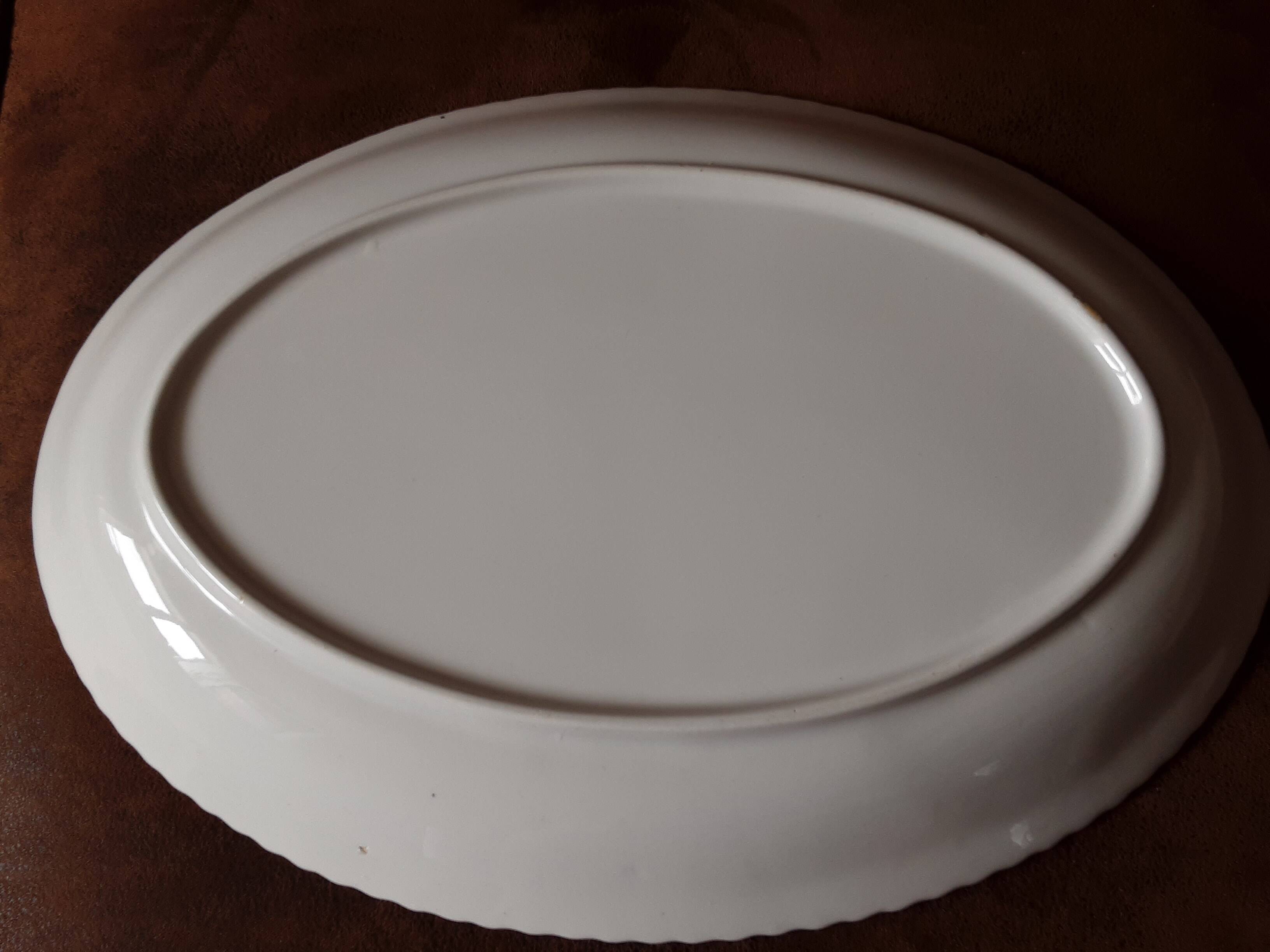Oval dish Luneville Badonviller