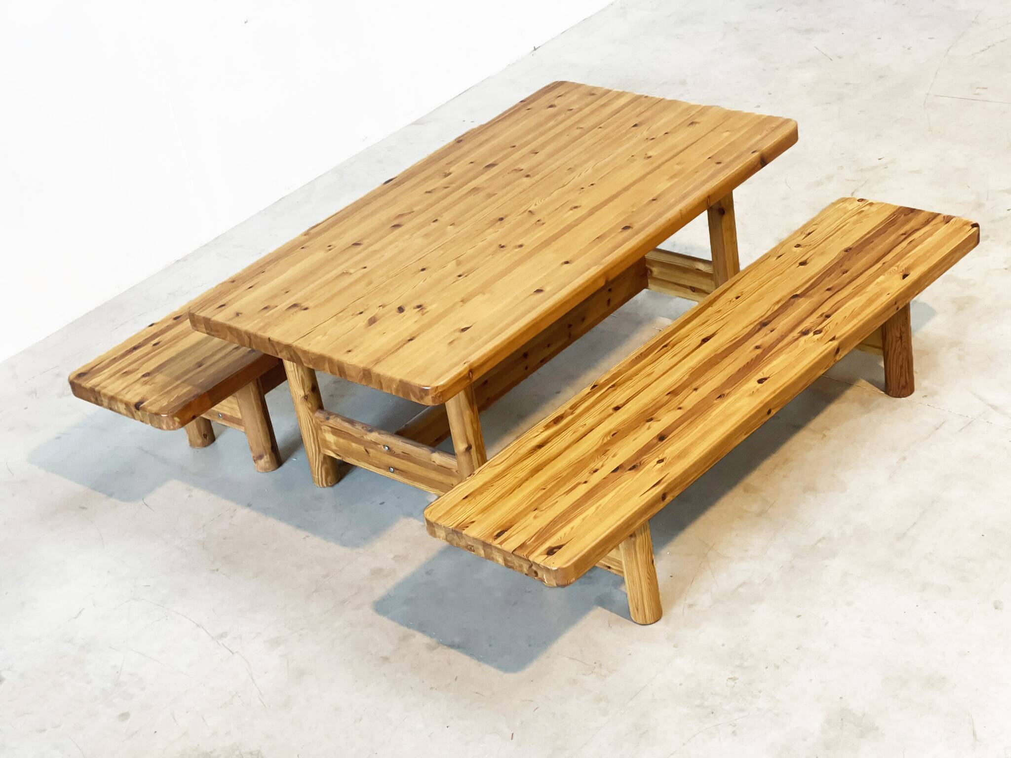 Pine dining set by Knud Friis & Elmar Moltke Nielsen for Friis & Moltke