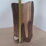 Vase Imitation Bois Mat Vintage