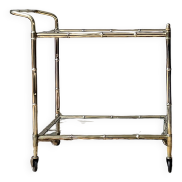 Vintage Golden Bar Cart