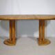 Mid Century Extendable Solid Alder Dining Table by Rainer Daumiller, 1970s