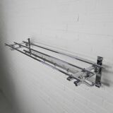 Art Deco wall coat rack with 6 hooks, 1930s