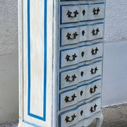 Weekly chest (7 drawers) patinated Provençal style