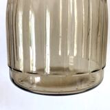 Smoked glass pitcher from the 70s