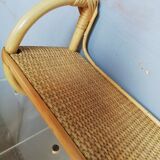 Rattan wall shelf ep 1970