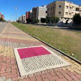 Handmade pure wool rug with colourful patterns 1.5/2.5 m