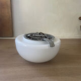 Vintage opaline glass ceiling light