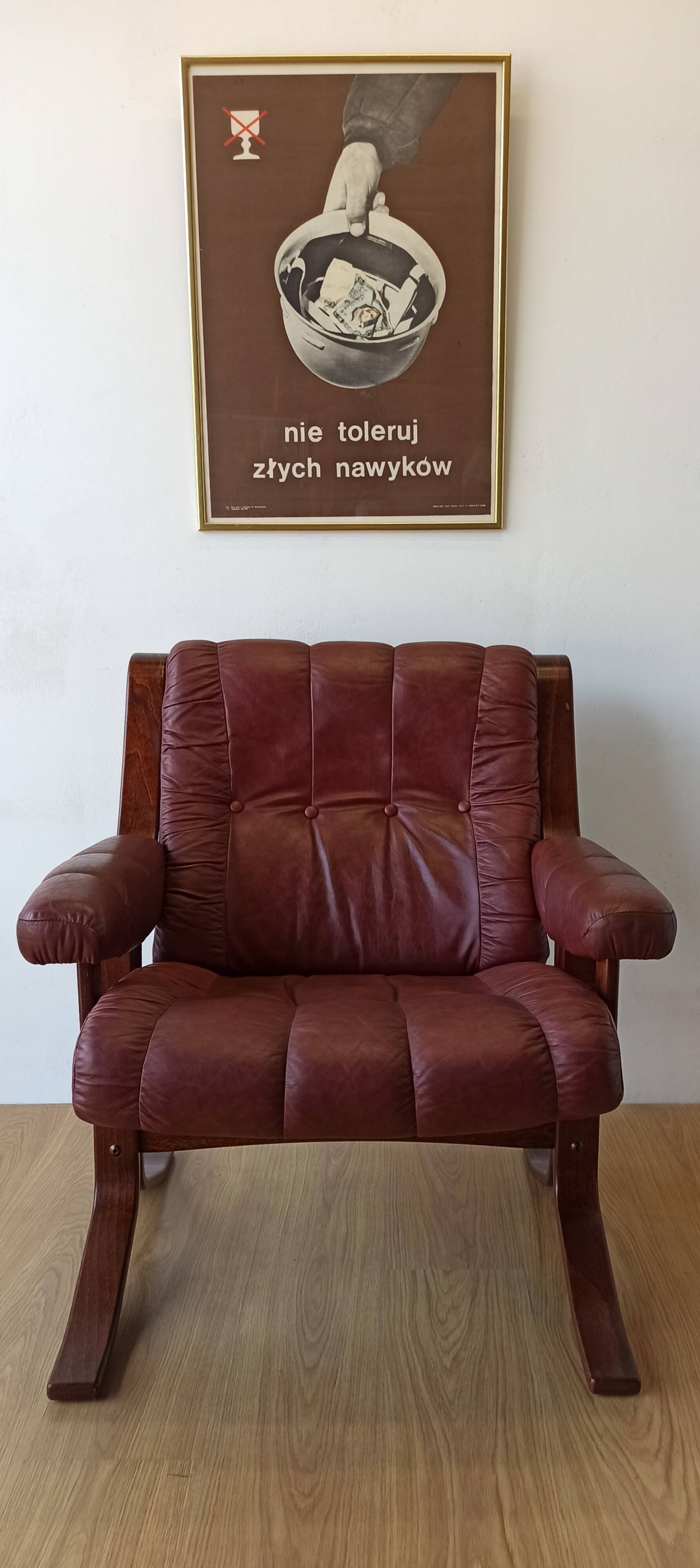 Fauteuil scandinave pour Ekornes vers les années 1970.