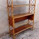 antique rattan shelf