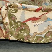 George Smith Signature Scroll Arm Velvet Sofa
