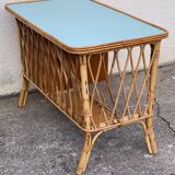 Vintage rattan desk 1960