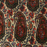 Handmade Persian Kerman Runner Rug, Long Oriental Wool Carpet- 92x375cm