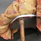 Toad armchair upholsterer cashmere fabric