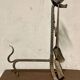 Brutalist folk art fireplace utensil holder