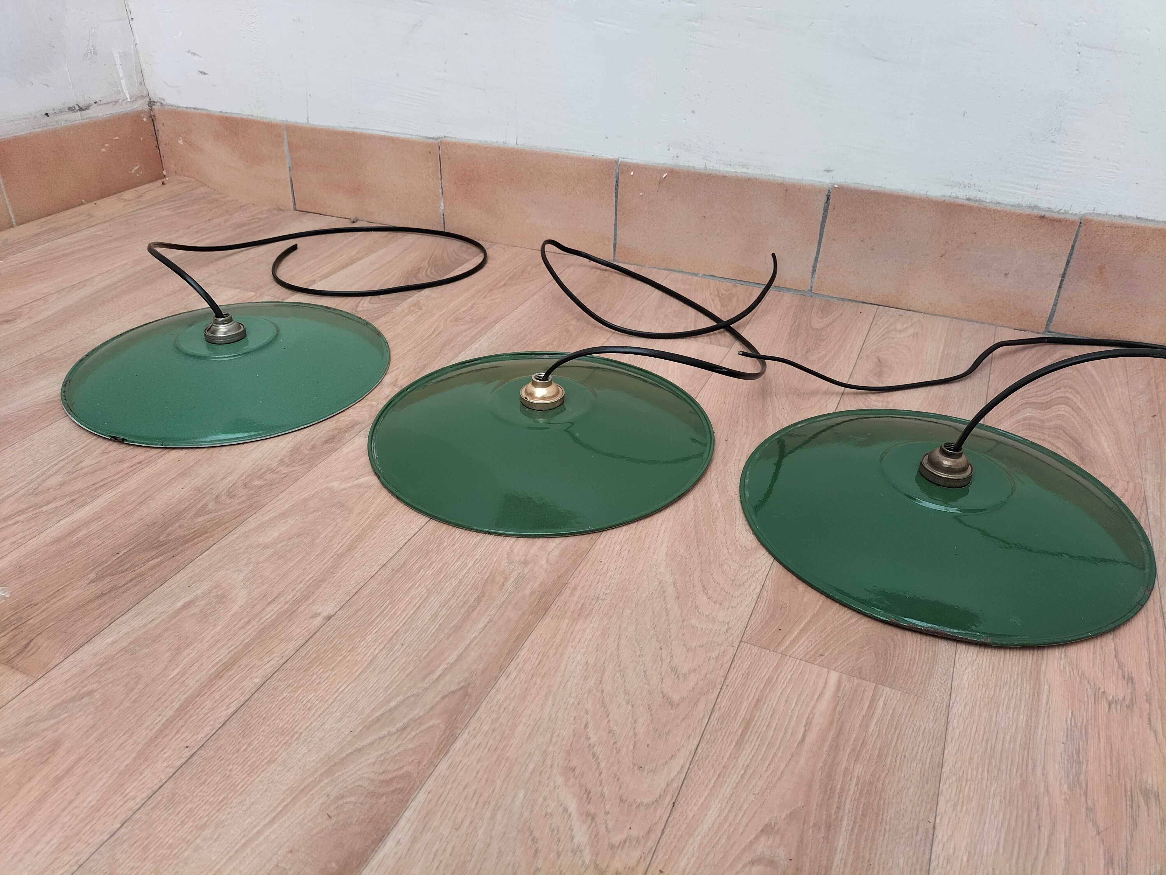 Set of antique lamps