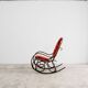 Fauteuil à bascule Thonet vintage design milieu du siècle