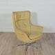 Large vintage swivel shell chair