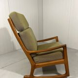 Ole Wanscher high back rocking chair Senator 1960’s