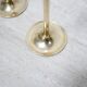 Pair of vintage brass candle holders
