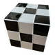 Cube coffee table in tile mosaic.